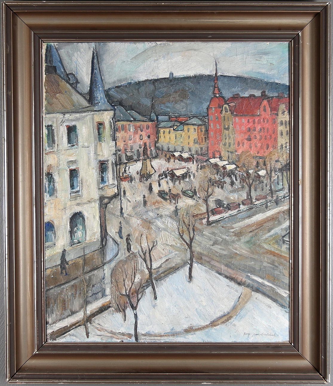 ROLF JUELL GLEDITSCH. Olja på duk, signerad.