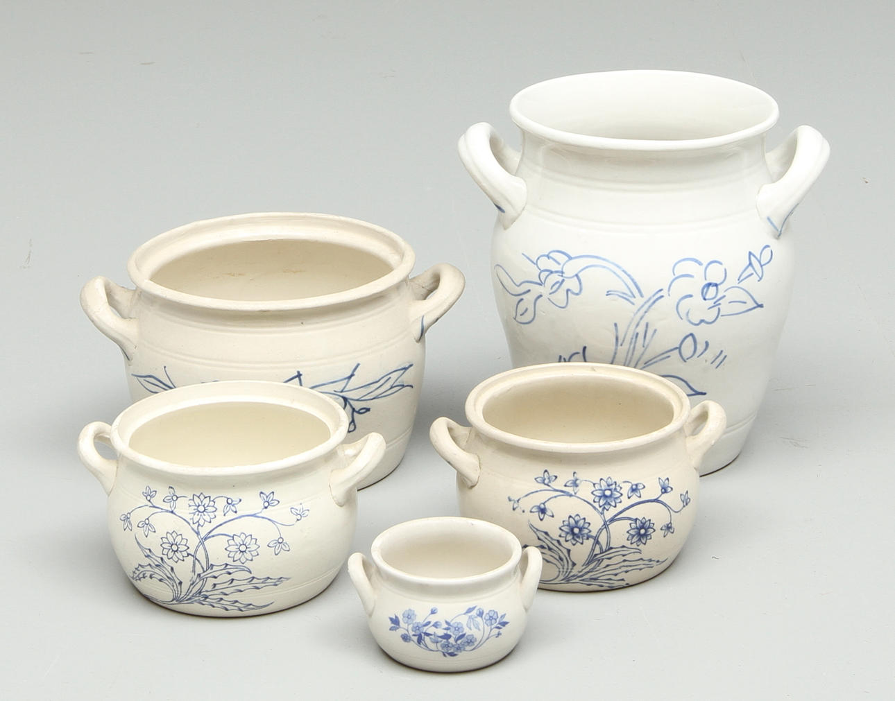 SYLTKRUS, 5 st, Rörstrand och Gustavsberg.