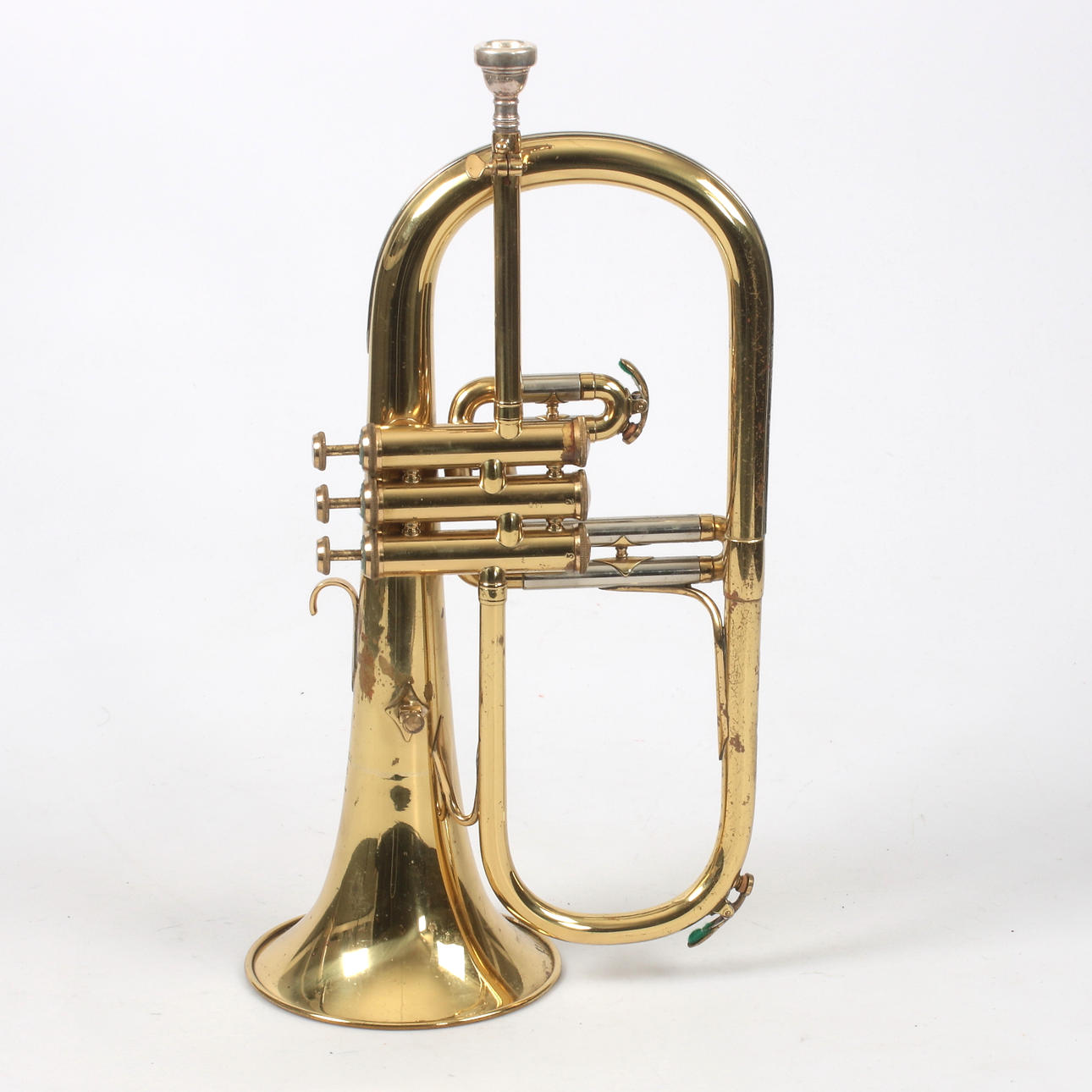 FLUGELHORN, brass, Couesnon, Paris. 1900s.