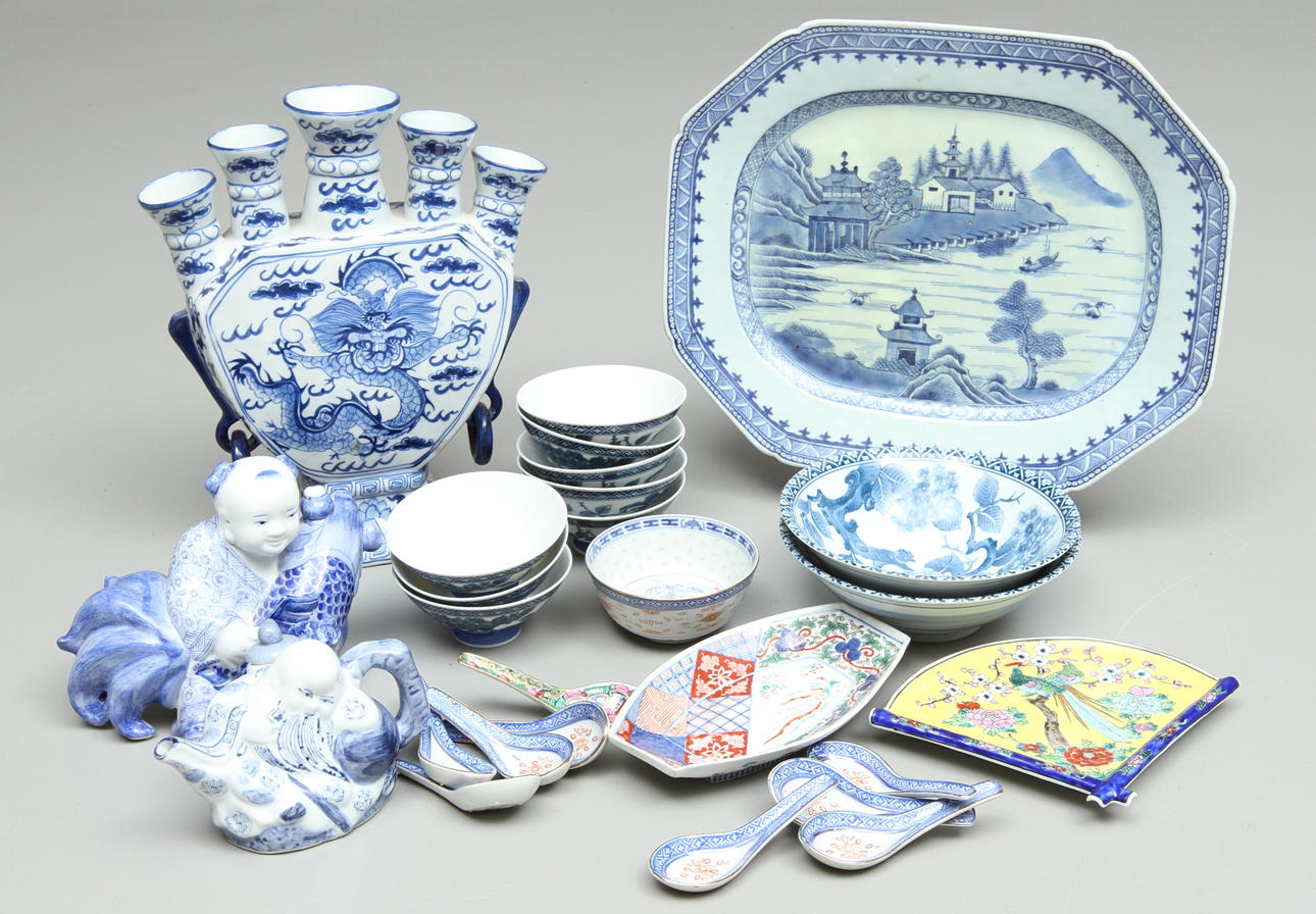 PARTI PORSLIN, Kina och Japan, 1900-tal.