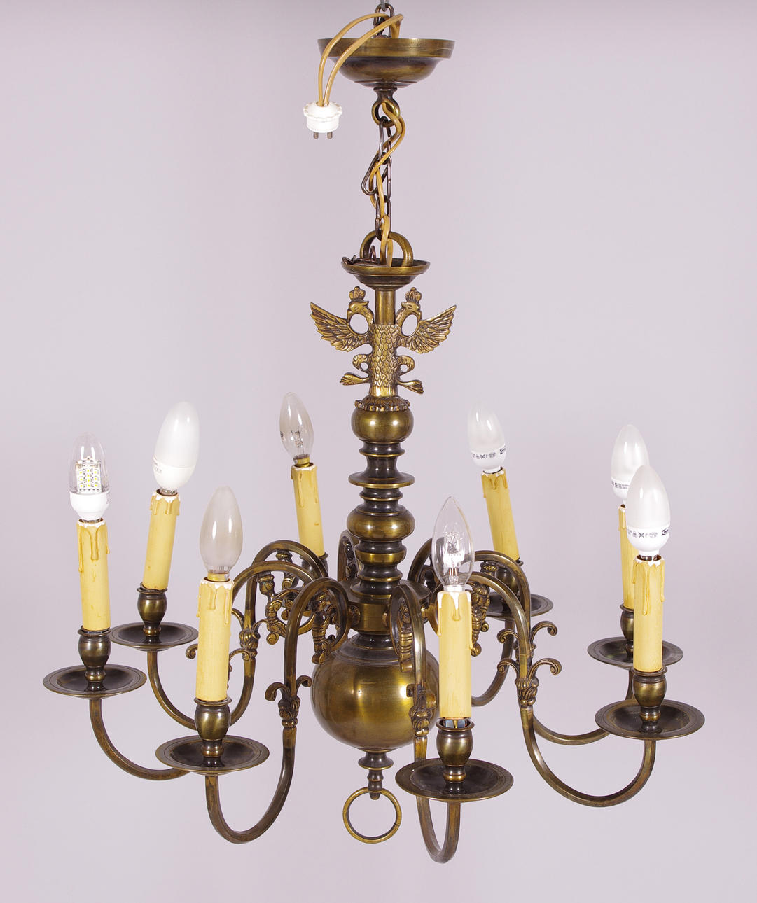 MALMKRONA, 8-armad, tidigt 1900-tal.