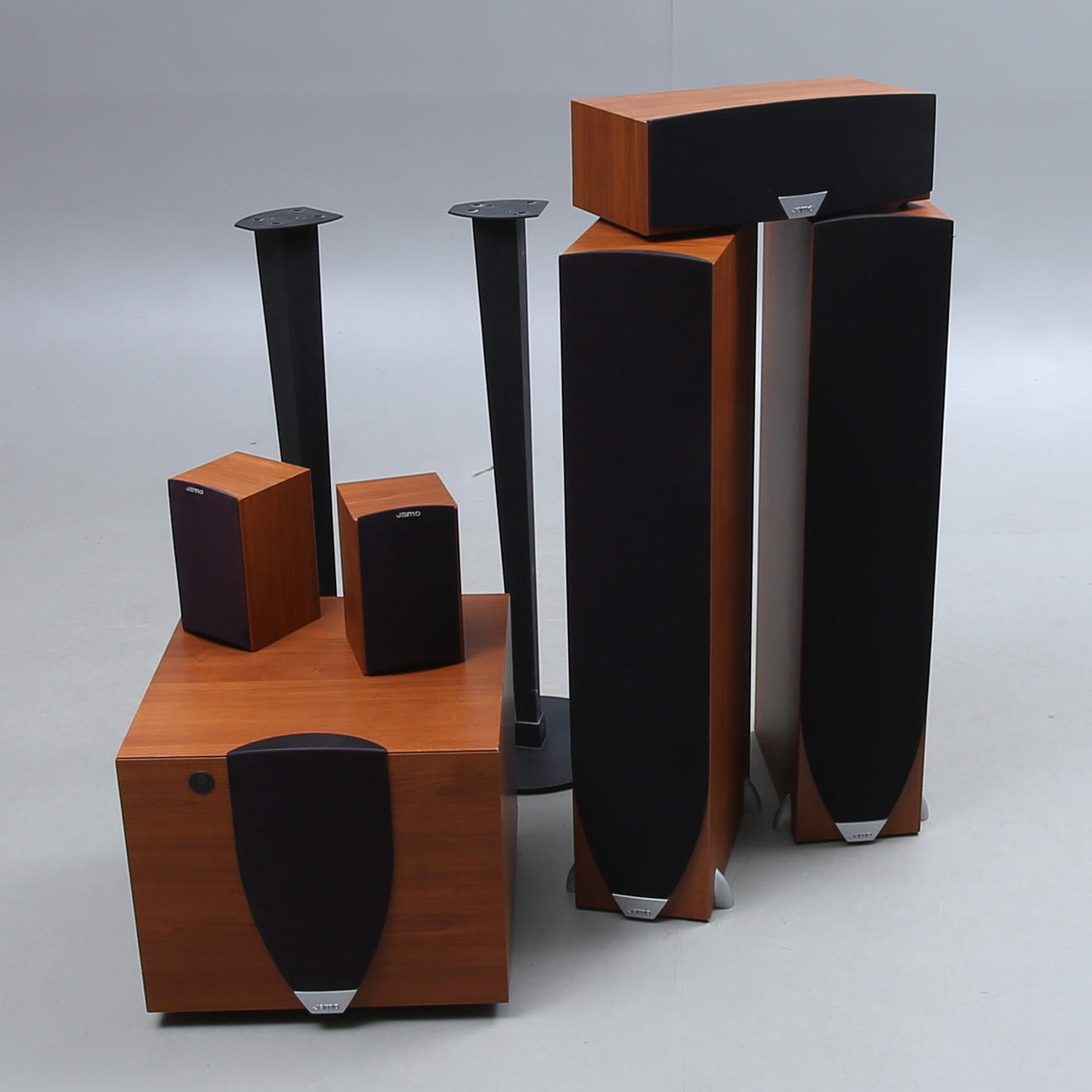 SURROUND-SYSTEM, Jamo, 6-teilig.