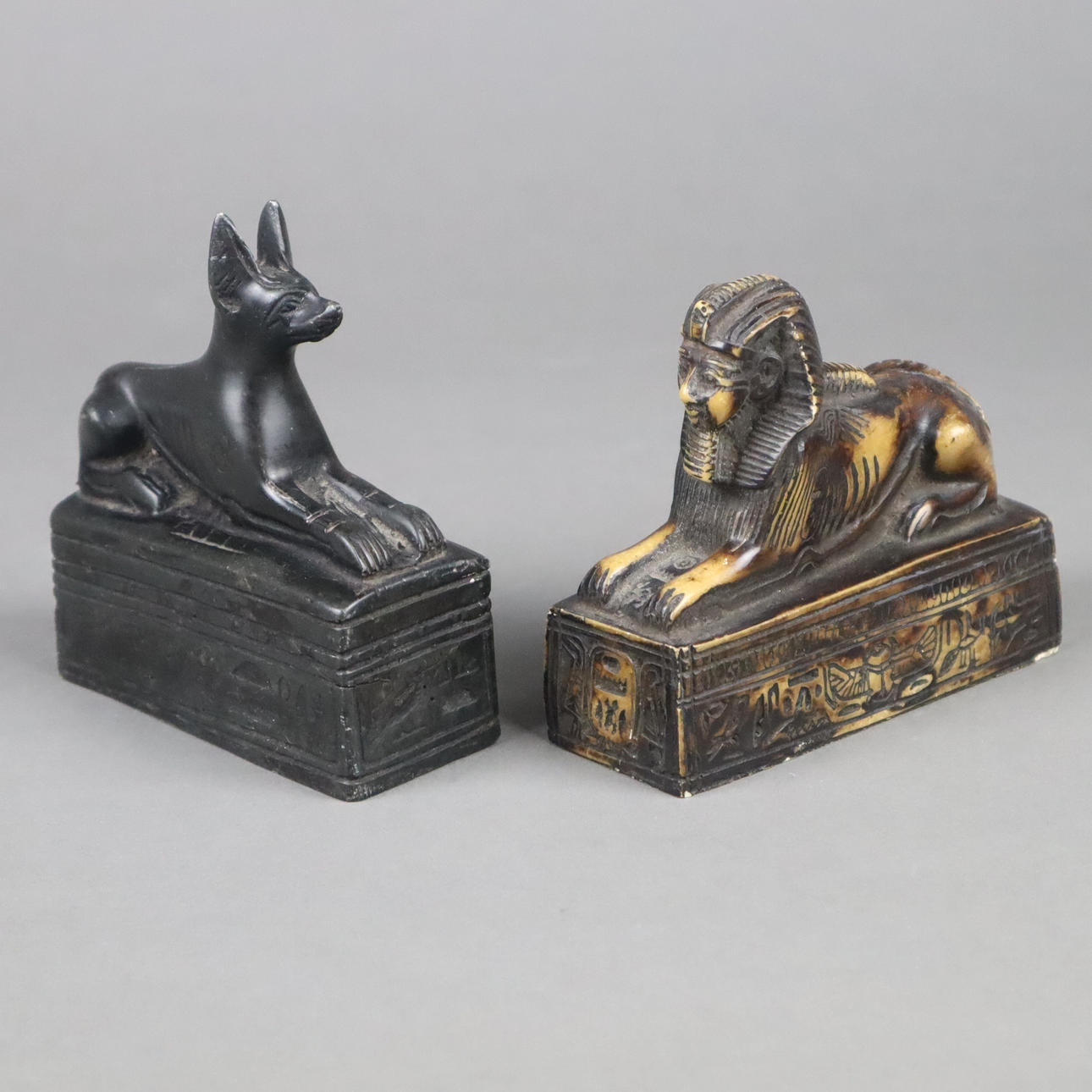Two Egyptian FIGURES/ BOOKENDS.