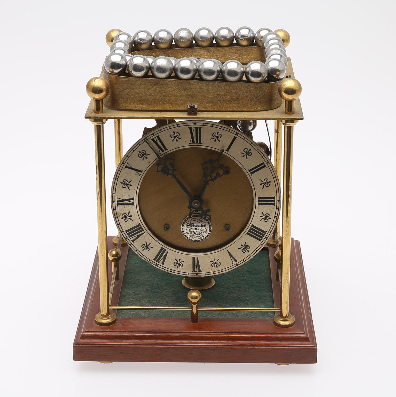 BORDUR, Thwaites & Reed, "Rolling Ball Clock", 1950'erne.
