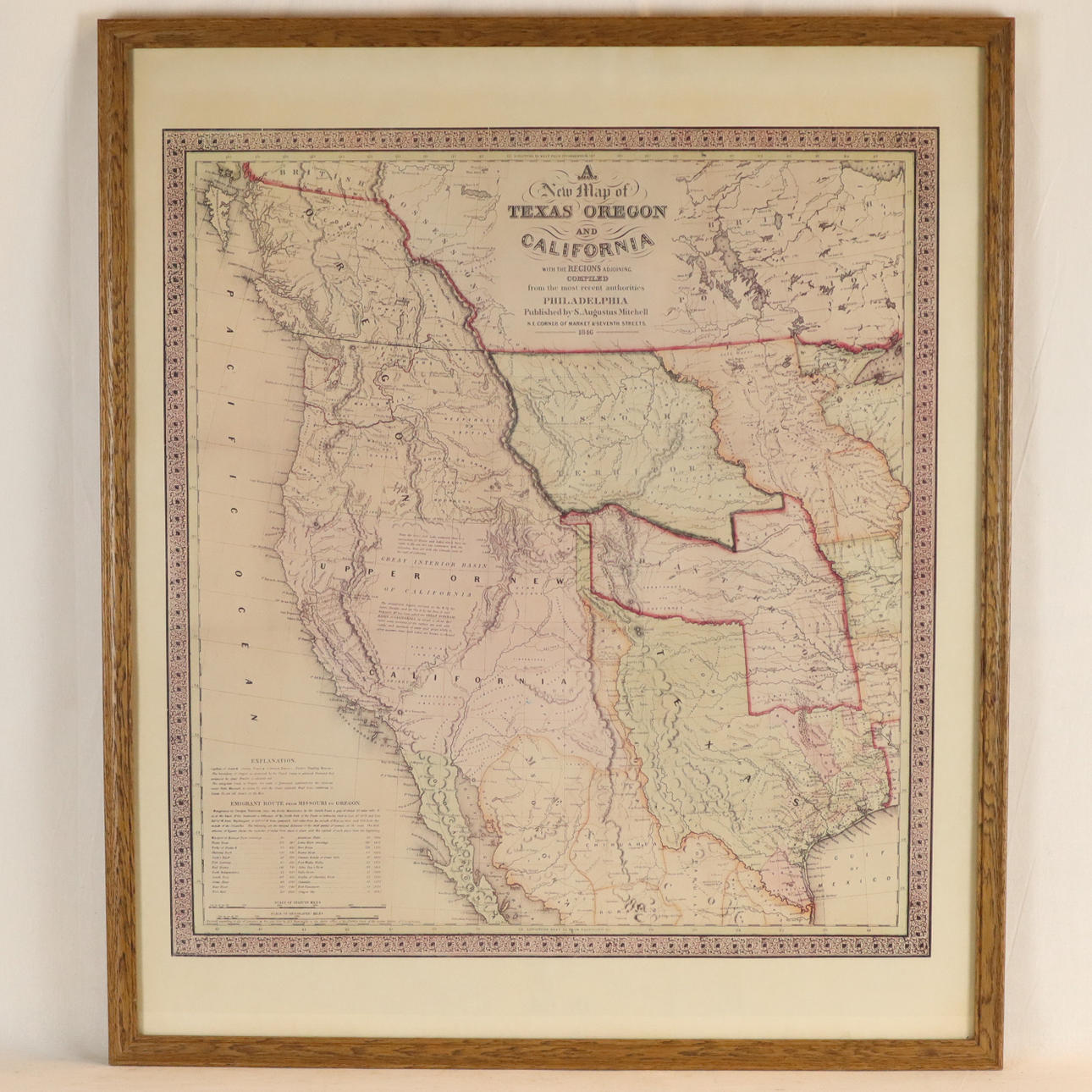 KORT OVER NORDAMERIKA.