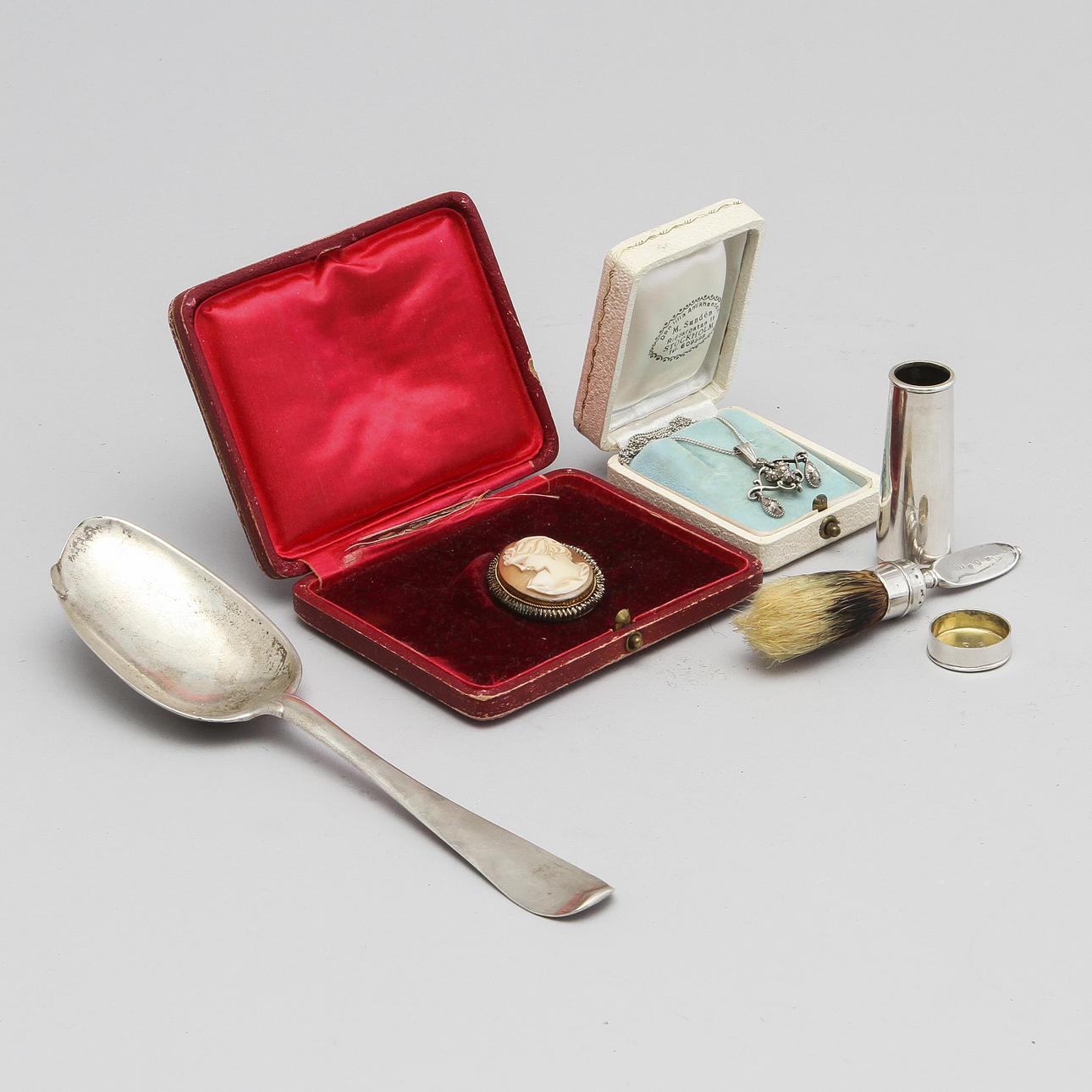 PARTI DIVERSE, 4 delar, silver, 1800/1900-tal.