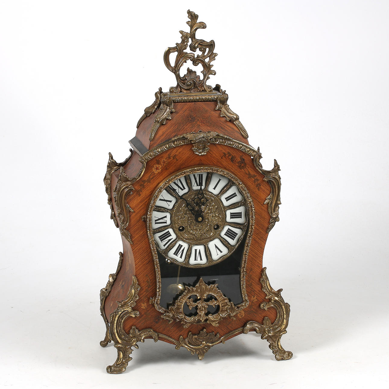 TABLE CLOCK, rococo style, 20th century, FHS, Germany.