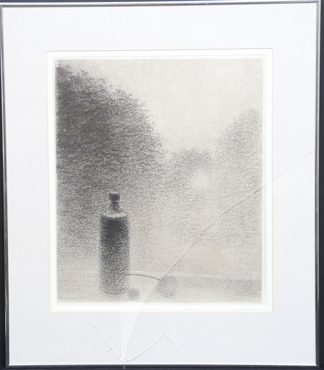 GUNNAR NORRMAN. Carbon drawing, signed and dated 1981. Art - Drawings ...