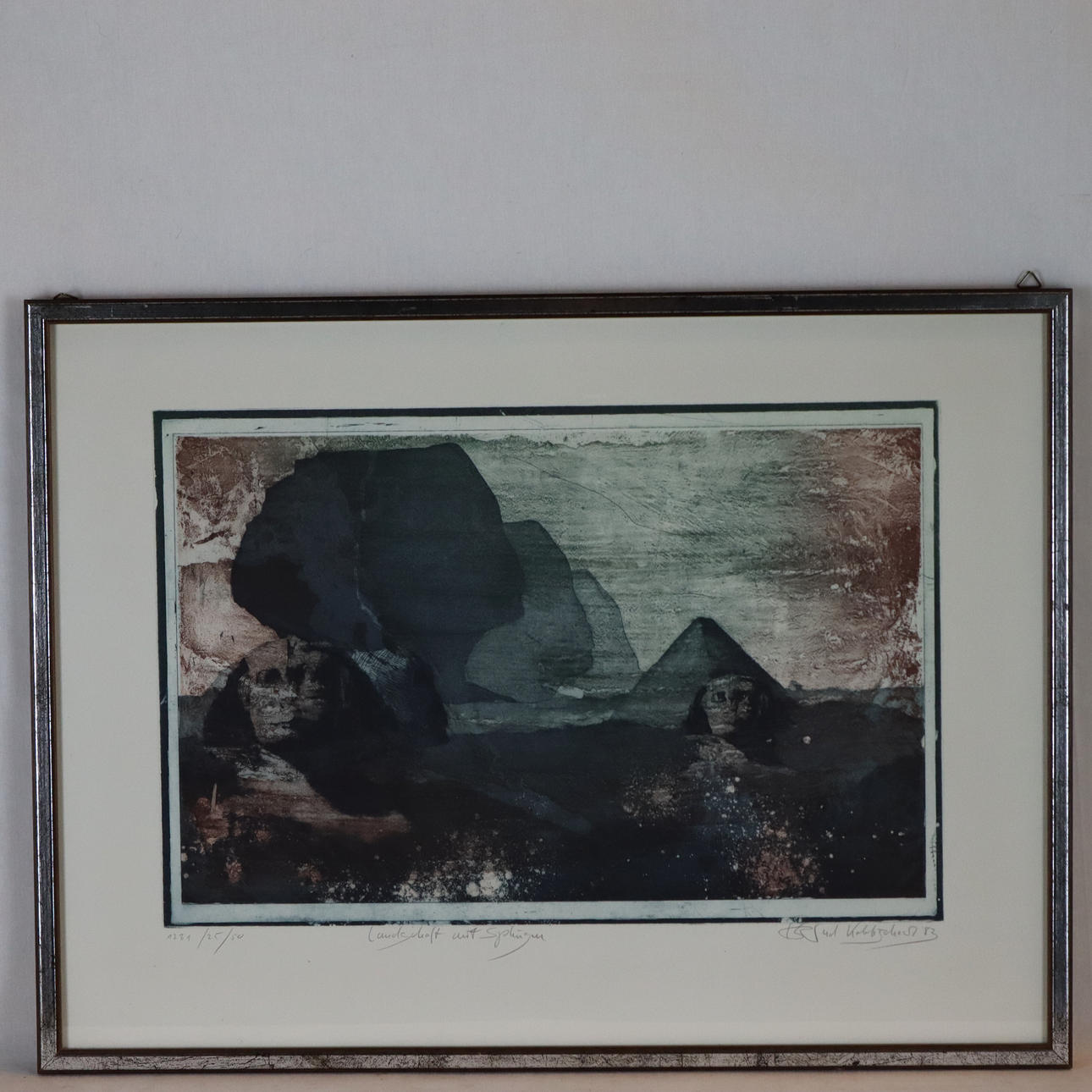 KOBLISCHECK, BERND. "Landschaft mit Spinxen".