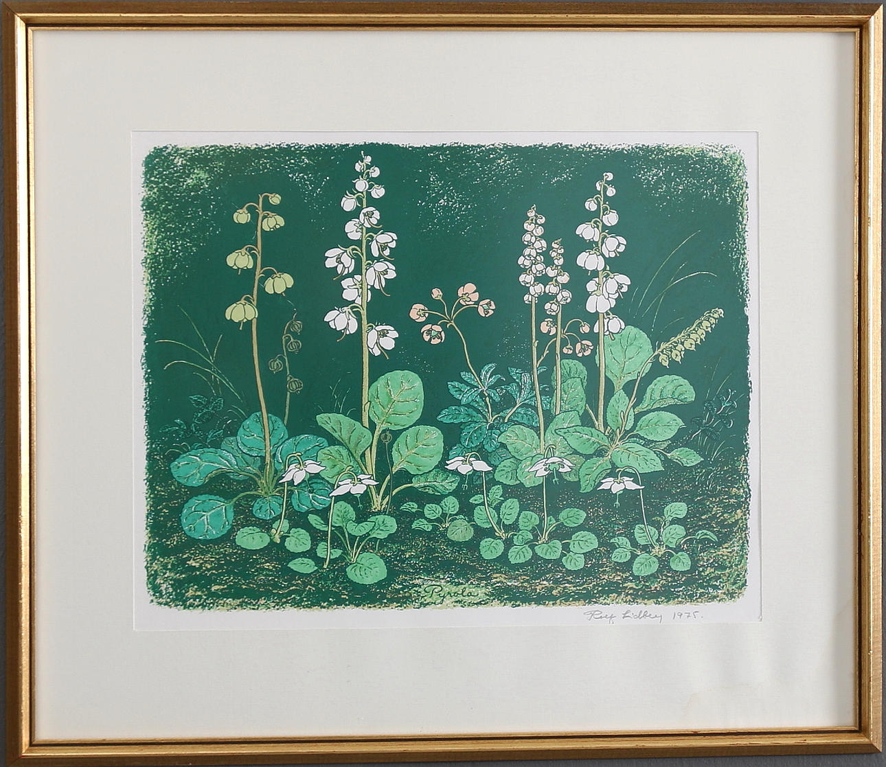 ROLF LIDBERG. Serigrafi, signerad, ej numrerad, daterad 1975.