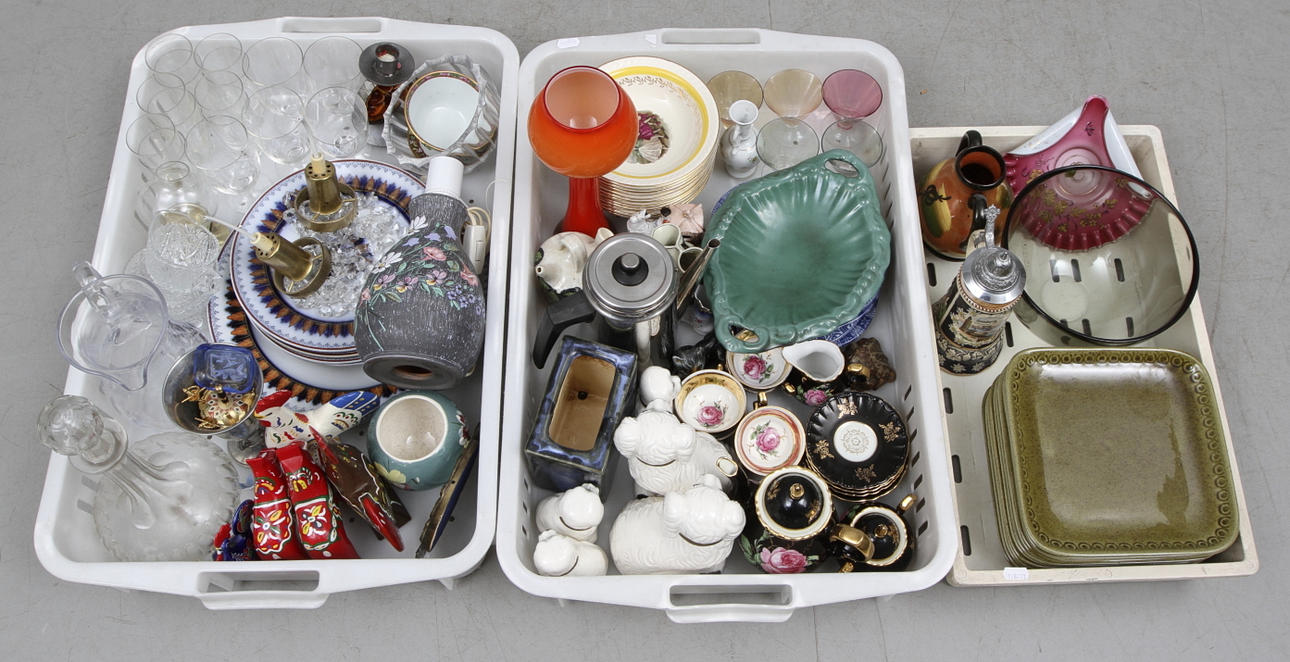 DIVERSE, 1800-1900-tal, bl.a. Orrefors.