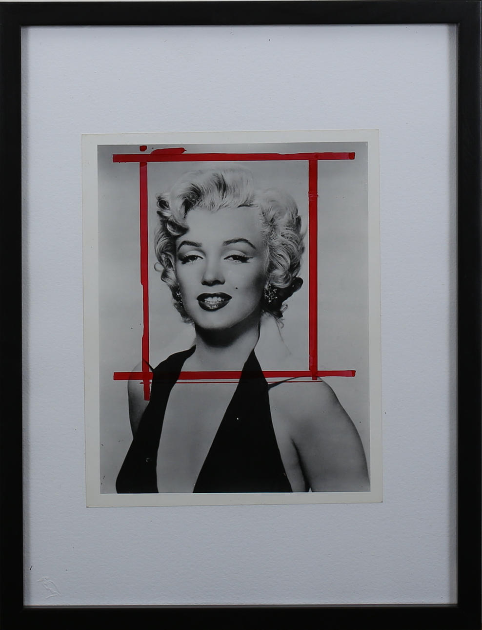 ANDY WARHOL. TILLSKRIVEN. Marilyn Monroe. Silvergelatinfotografi. Osignerad.