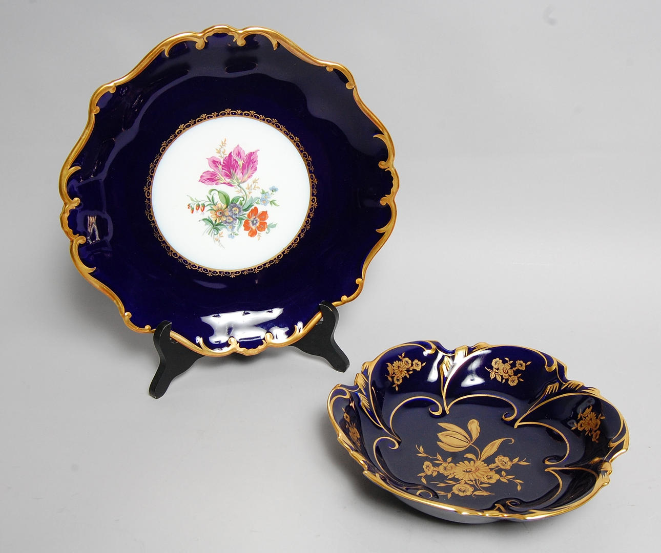 PORSLIN, 2 delar, Echt kobolt.