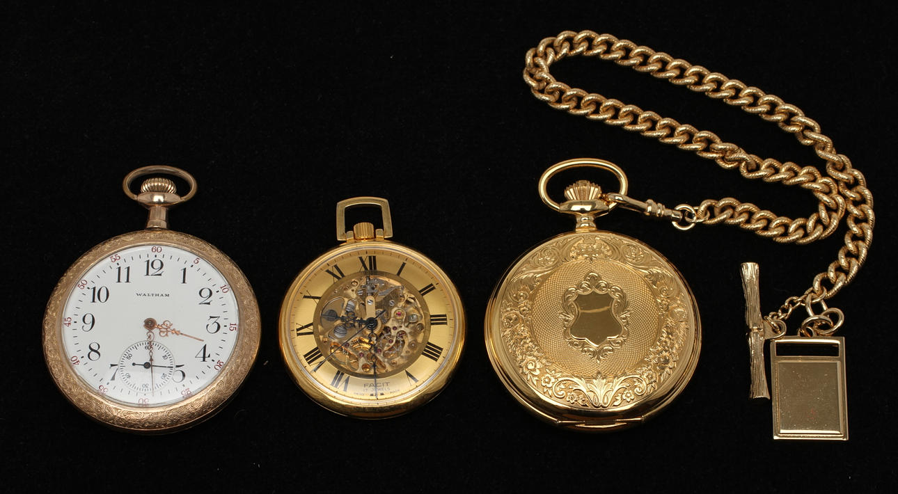 HERRFICKUR, 3 st, bla Waltham.