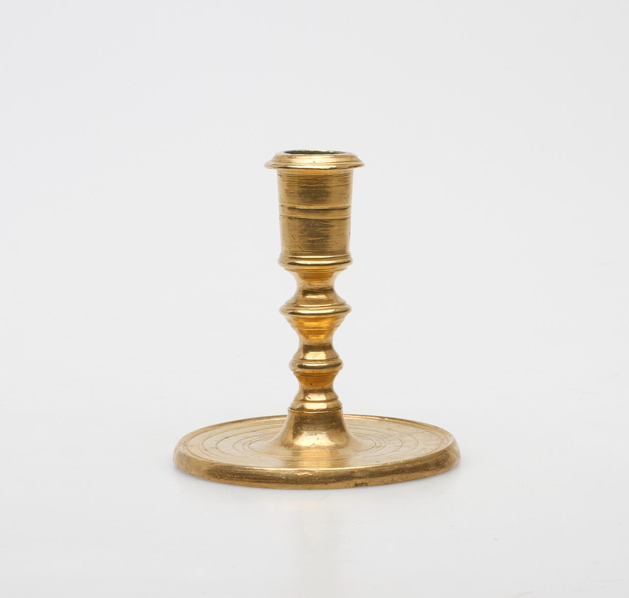 LJUSSTAKE, mässing, barock, 1700-tal.