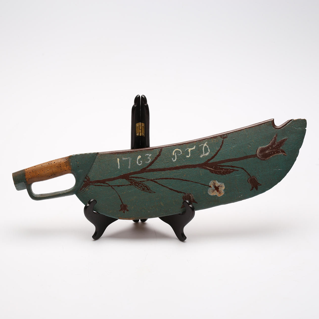 JACKET KNIFE, wood, 18th/19th century.
