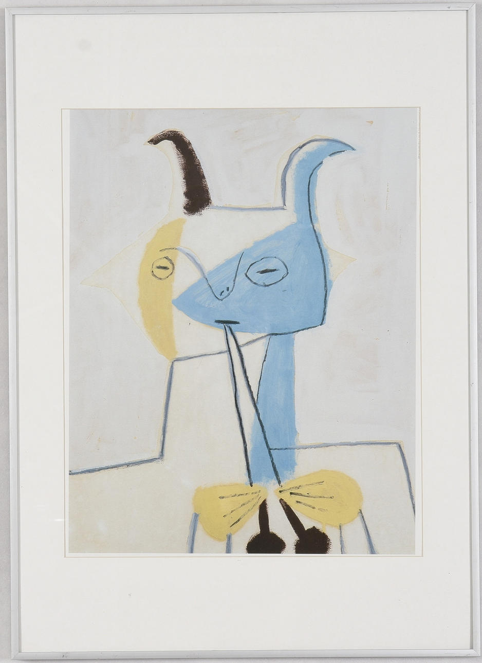 Utställningsaffisch, offsettryck, Pablo Picasso.