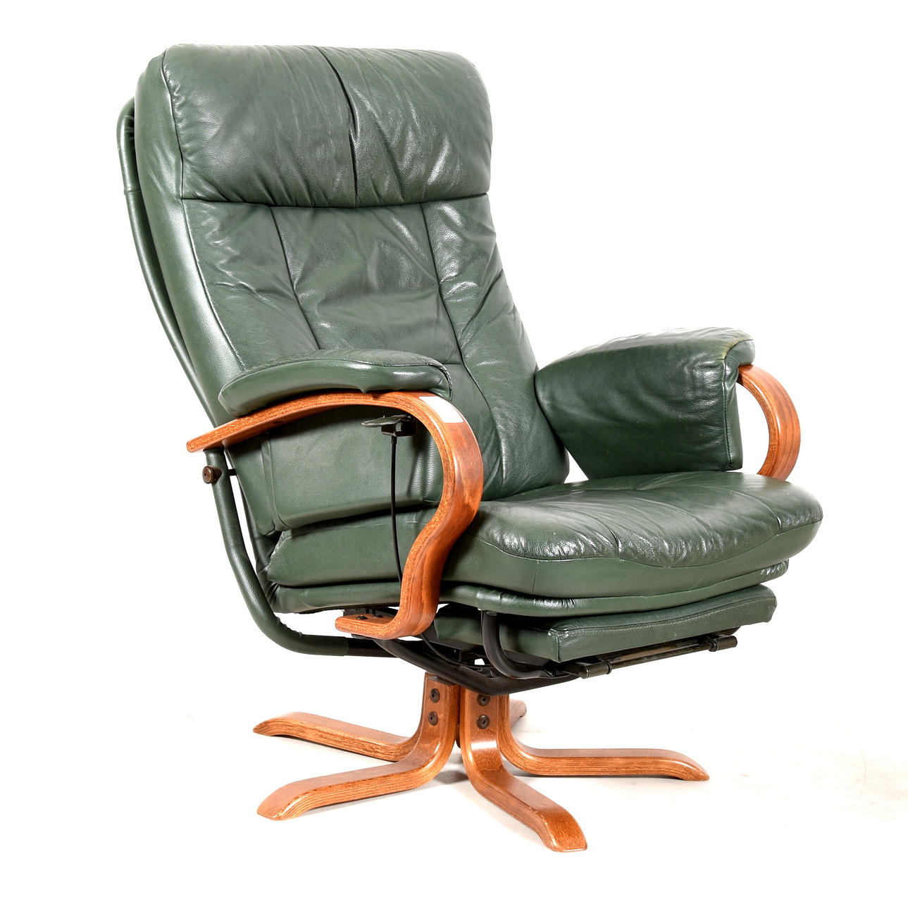 FÅTÖLJ, konstläder, modern tillverkning.