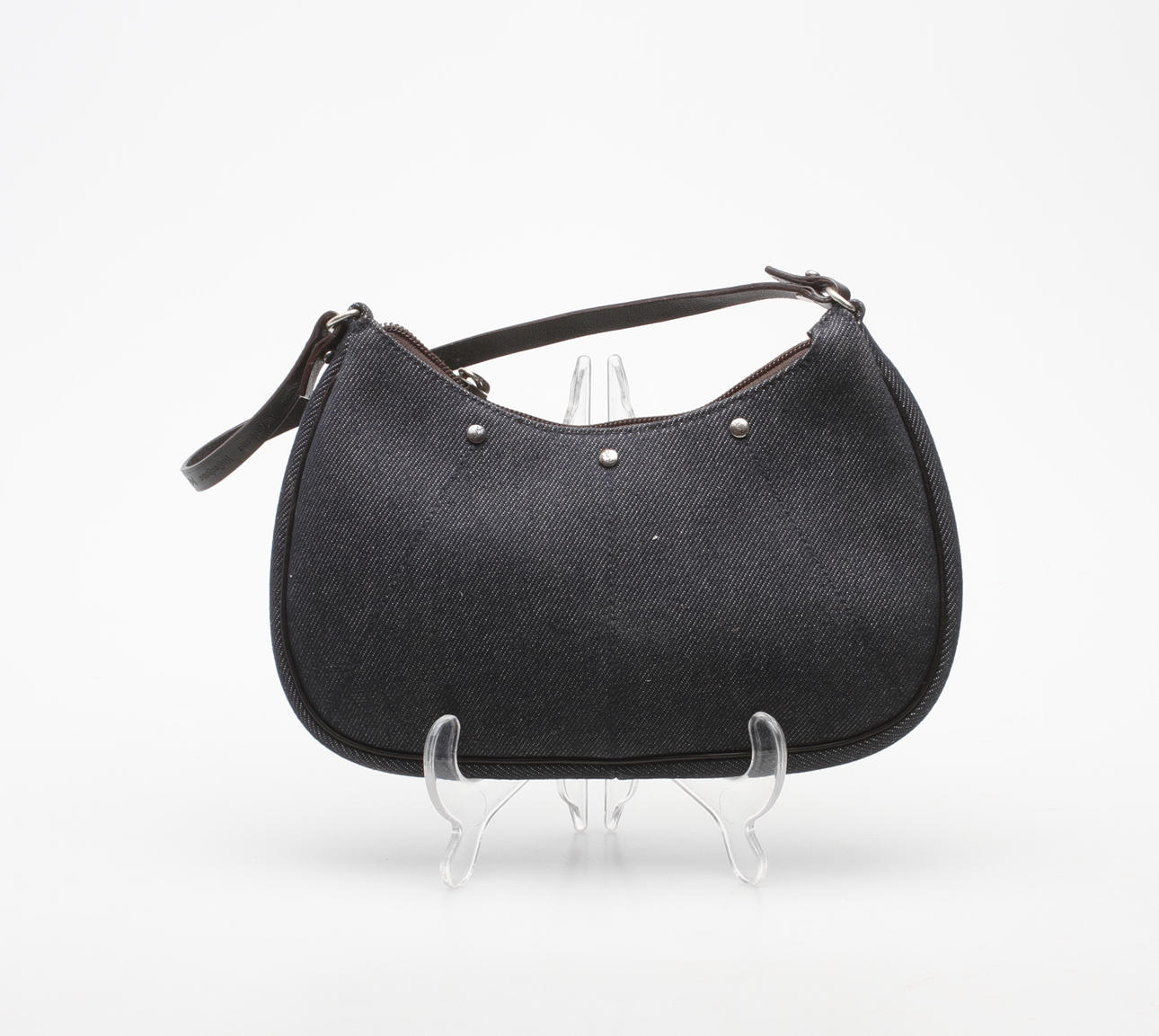 VÄSKA, jeanscanvas och skinn, Yves Saint Laurent.