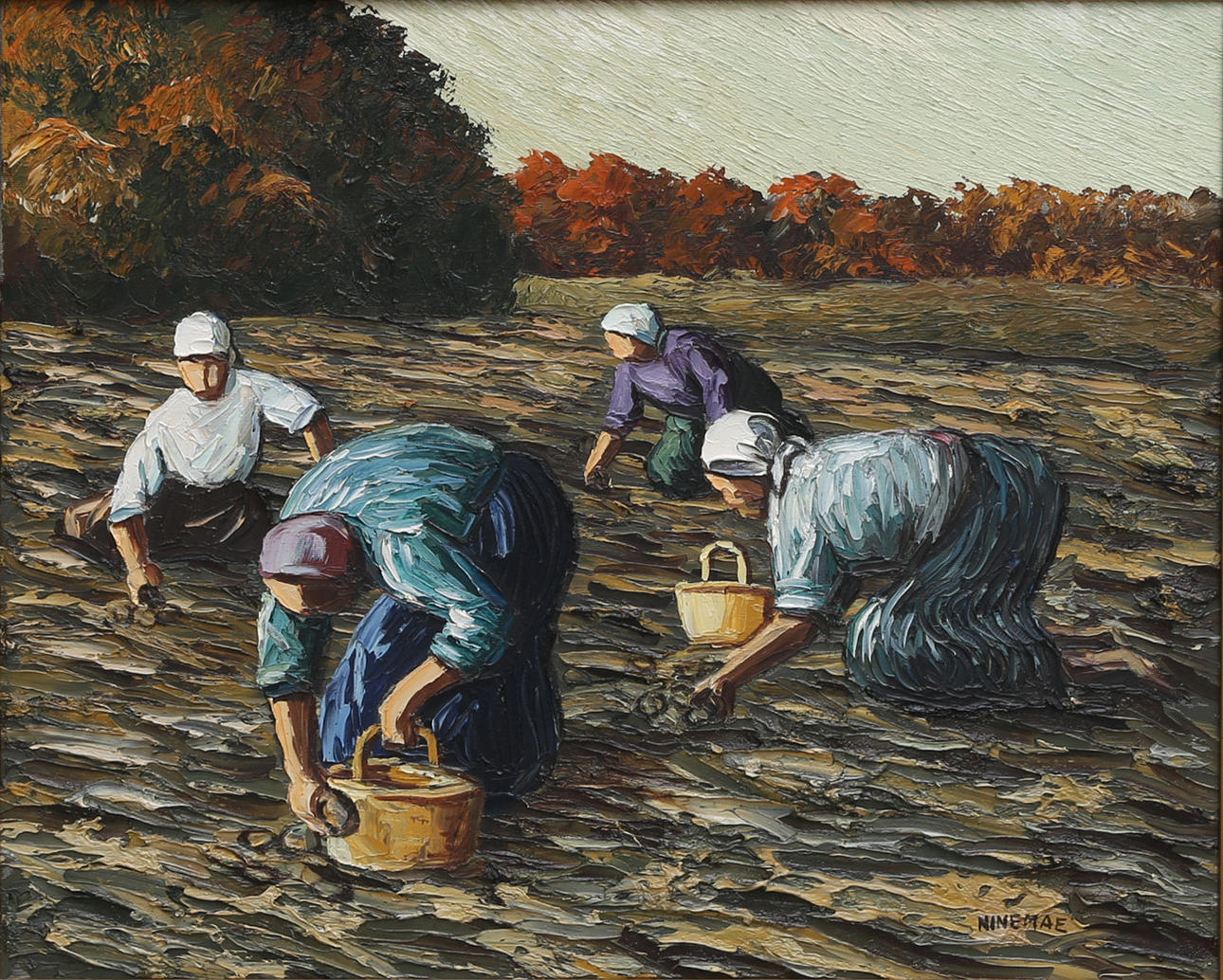 BORIS NINEMAE. "Efterårsdag i kartoffelmarken".