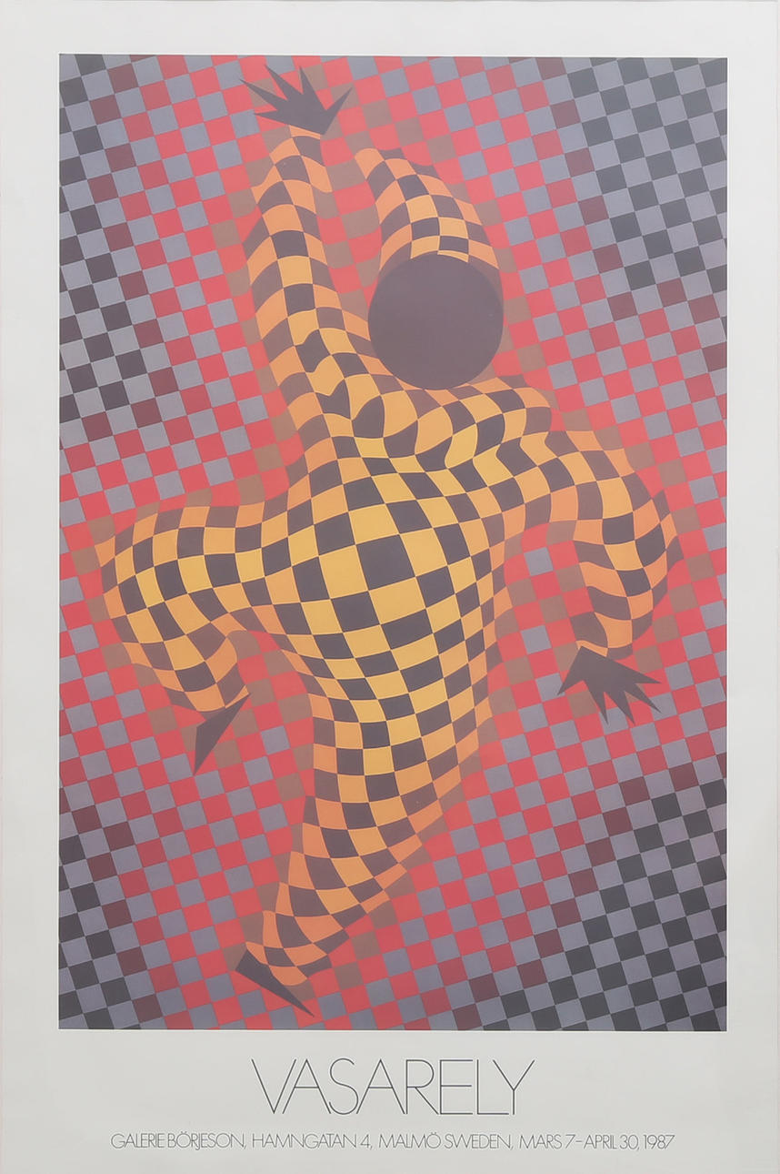 EXHIBITION POSTER, VICTOR VASARELY.