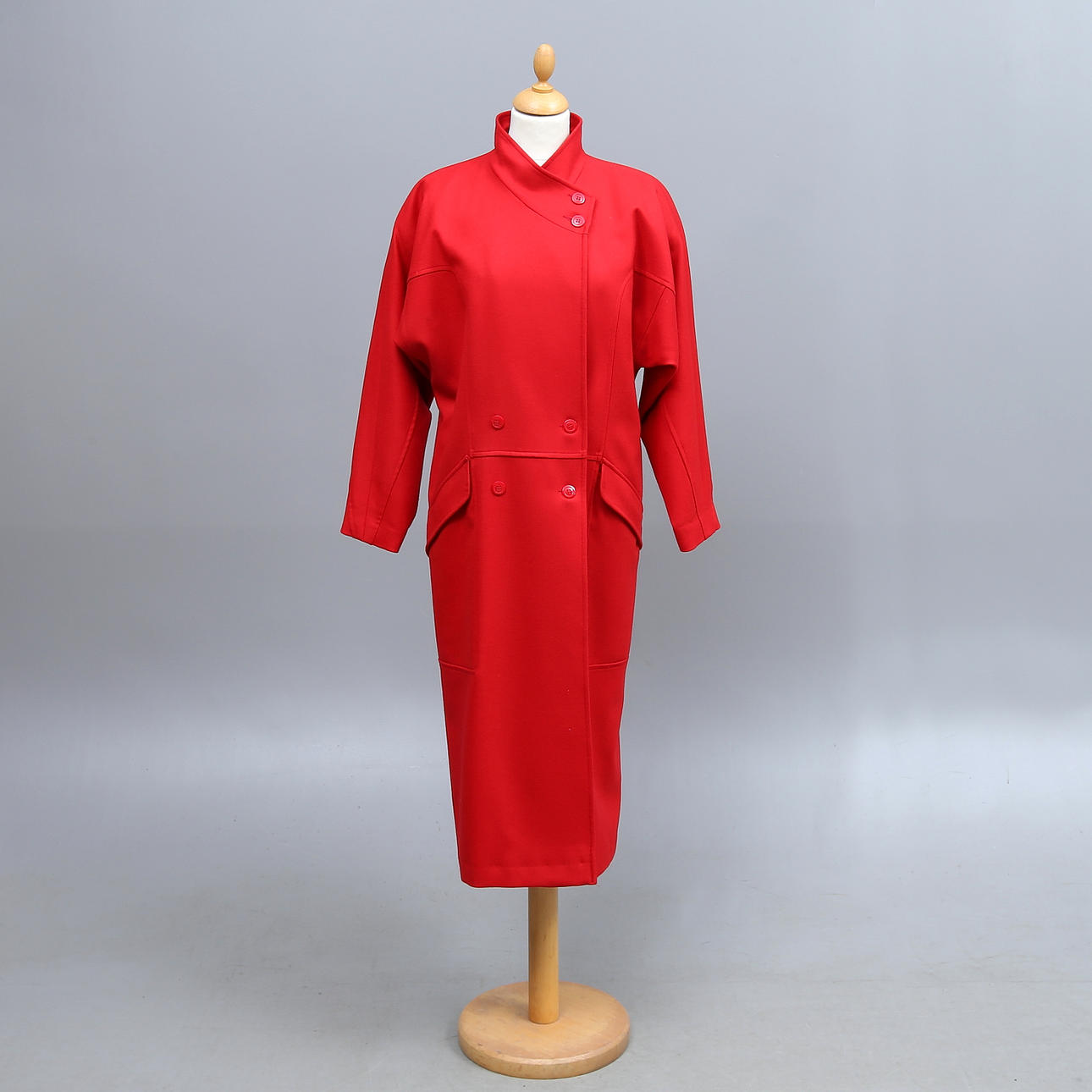 COAT, wool, Dots, Finland, 1980s.