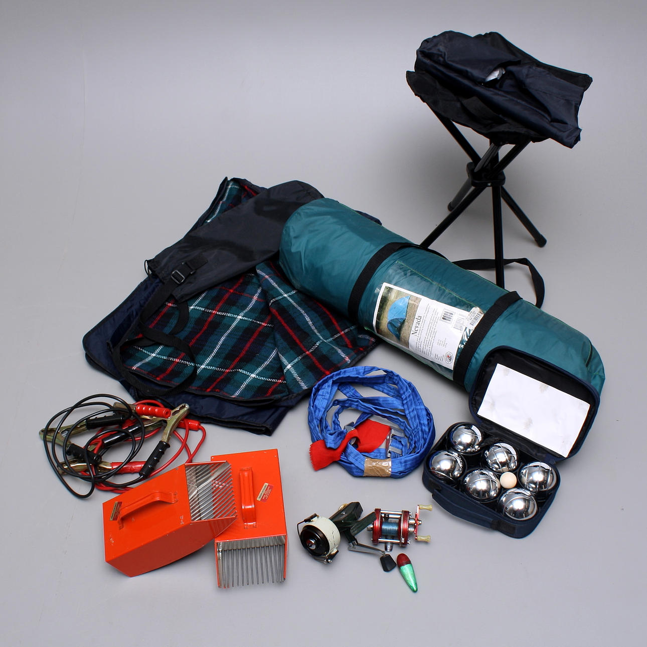 FRITIDSUTRUSTNING, diverse föremål.