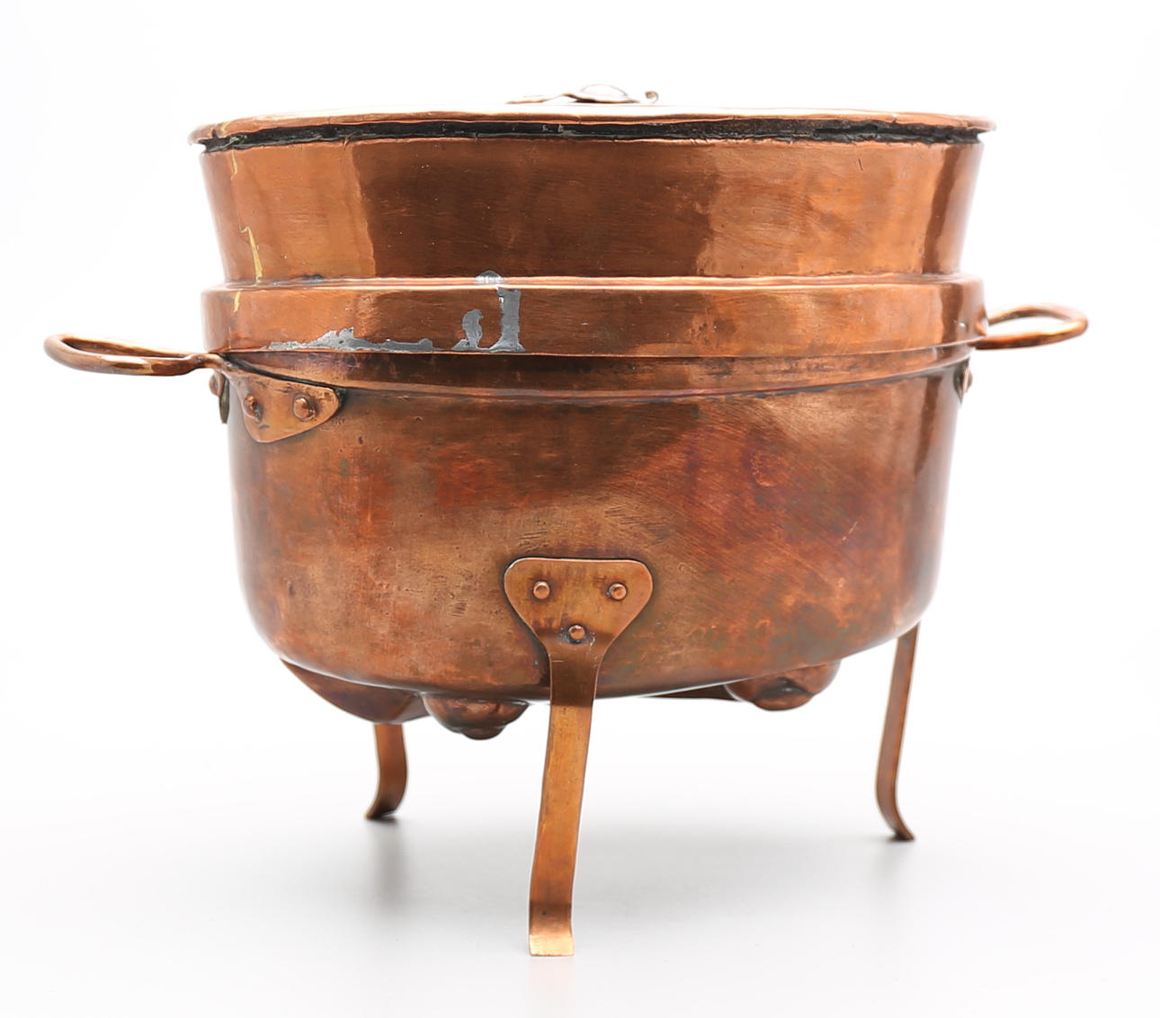 ALADOBFORM, koppar, dekor av fransk lilja, 1800-tal.