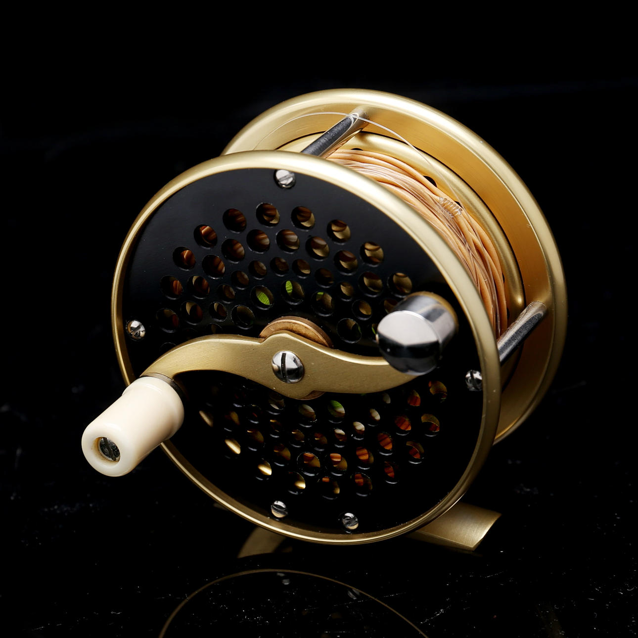 BO MOHLIN. Flugfiskerulle, "Medium Trout", signerad, 2017.