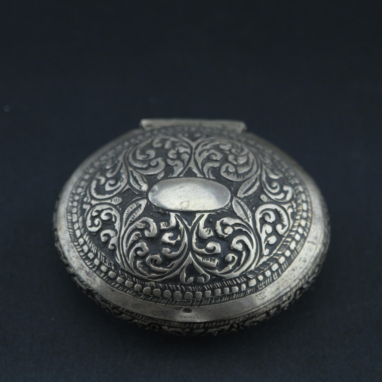 ANTIKE BAROCK SILBER DOSE.