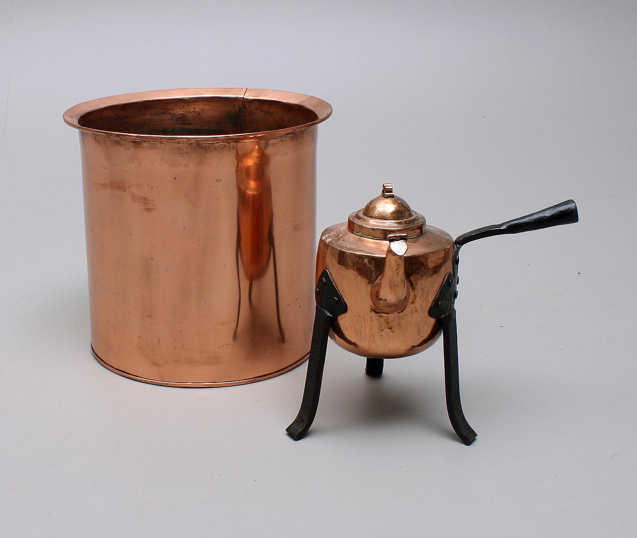 KOPPARBALJA + KAFFEPETTER, koppar.