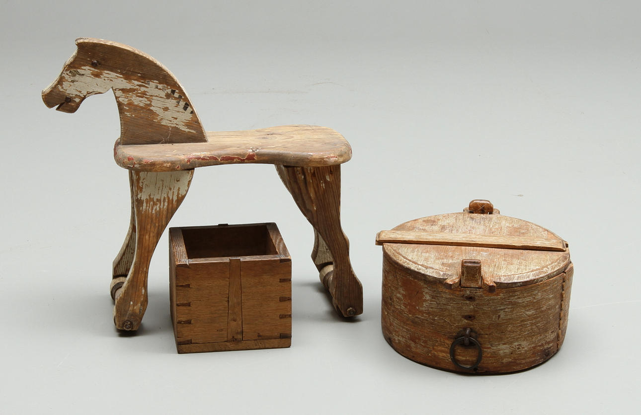 PARTI ALLMOGE, 3 delar, 1800/1900-tal.