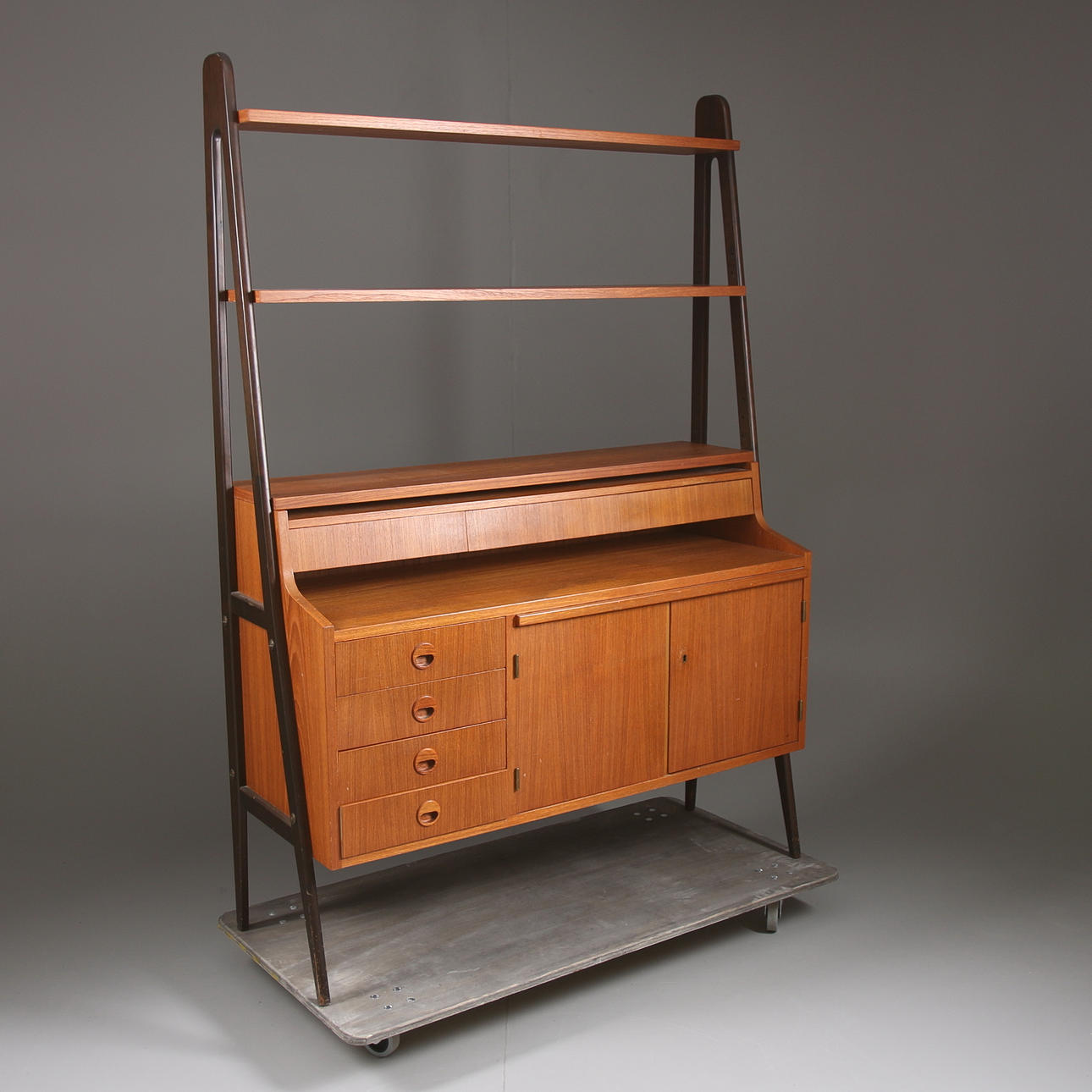 BOKHYLLA, teak, 1960-tal.