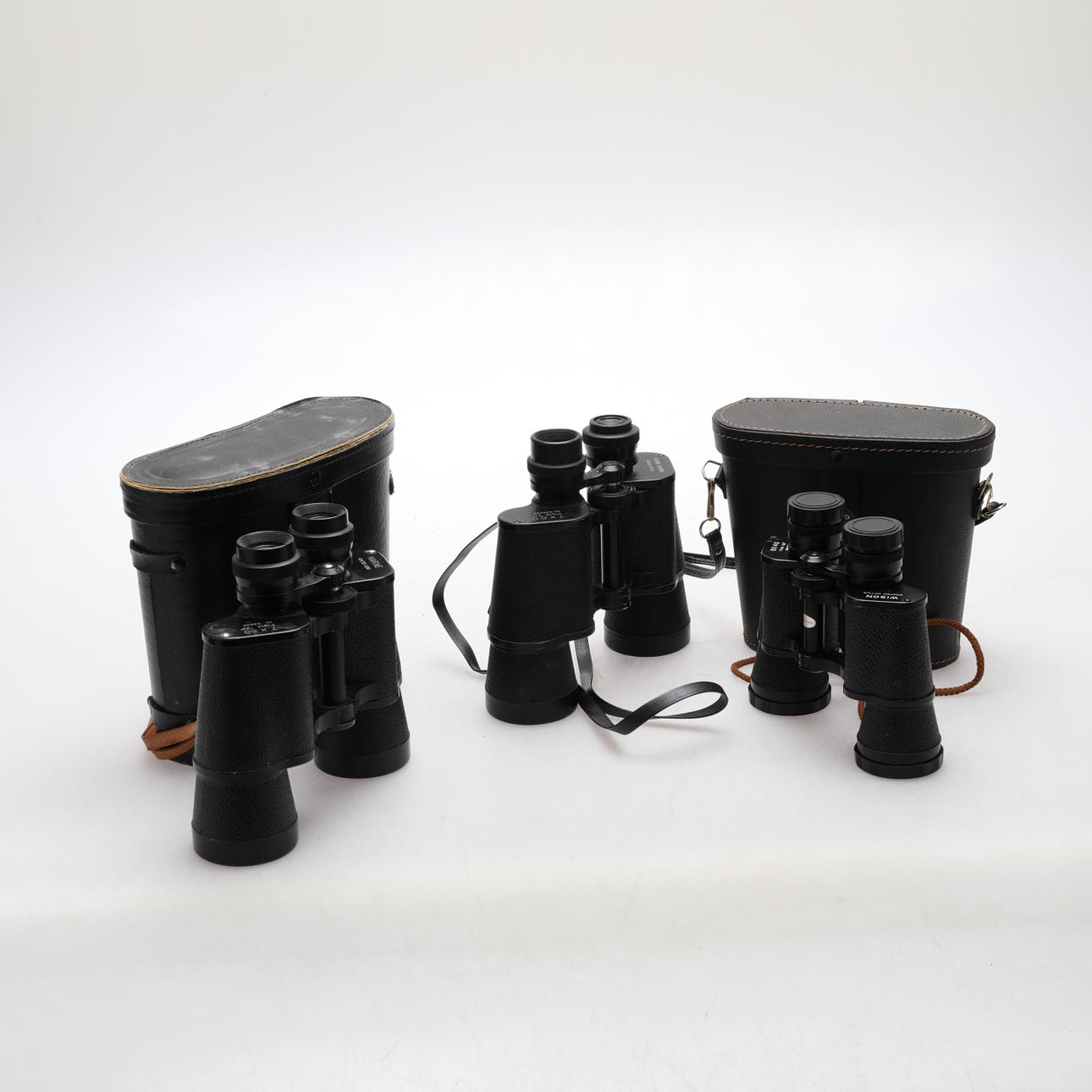 BINOCULARS, 3 pcs, 1900s.