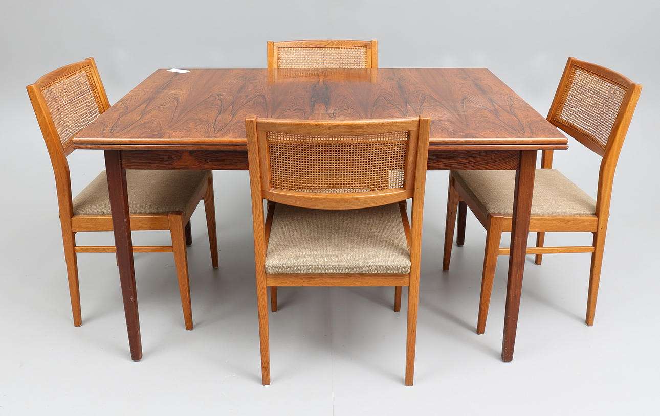 MATSALSMÖBEL, 5 delar, 1960-tal, möjligen K-E EKSELIUS.