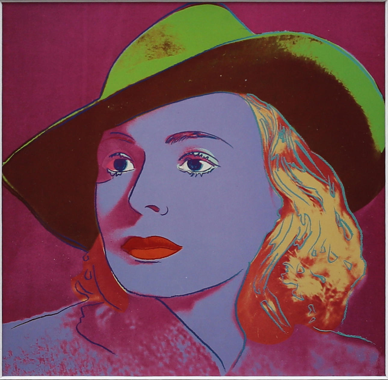 ANDY WARHOL. After. Ingrid Bergman, offset print, unsigned.