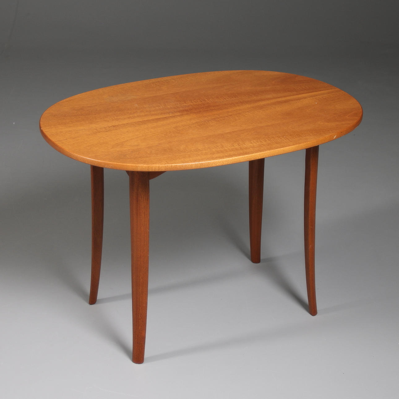 BORD, teak, Carl Malmsten, "Ovalen", 1960-tal.