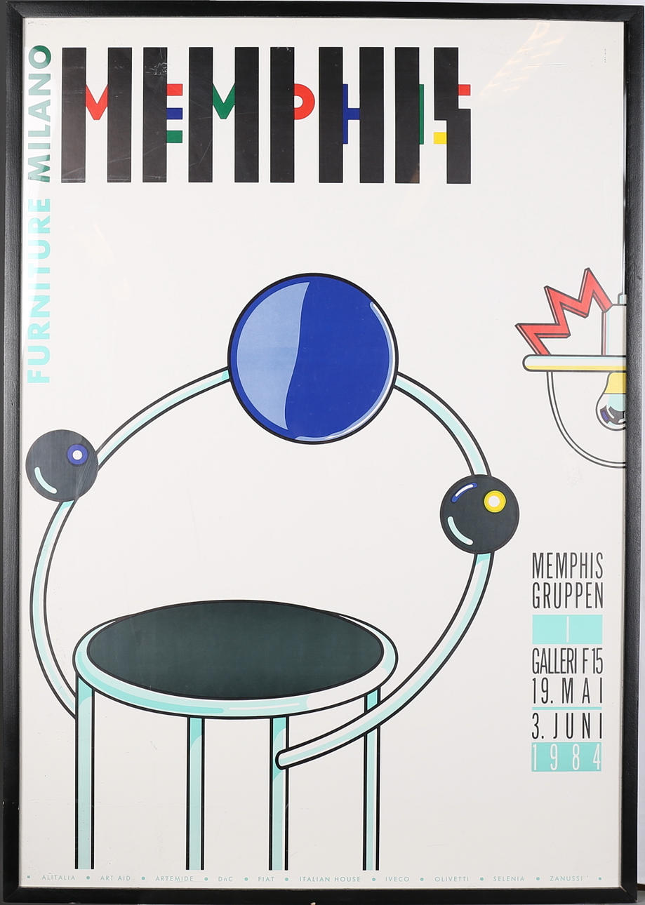 POSTER, Memphis Group in Milan 1984.