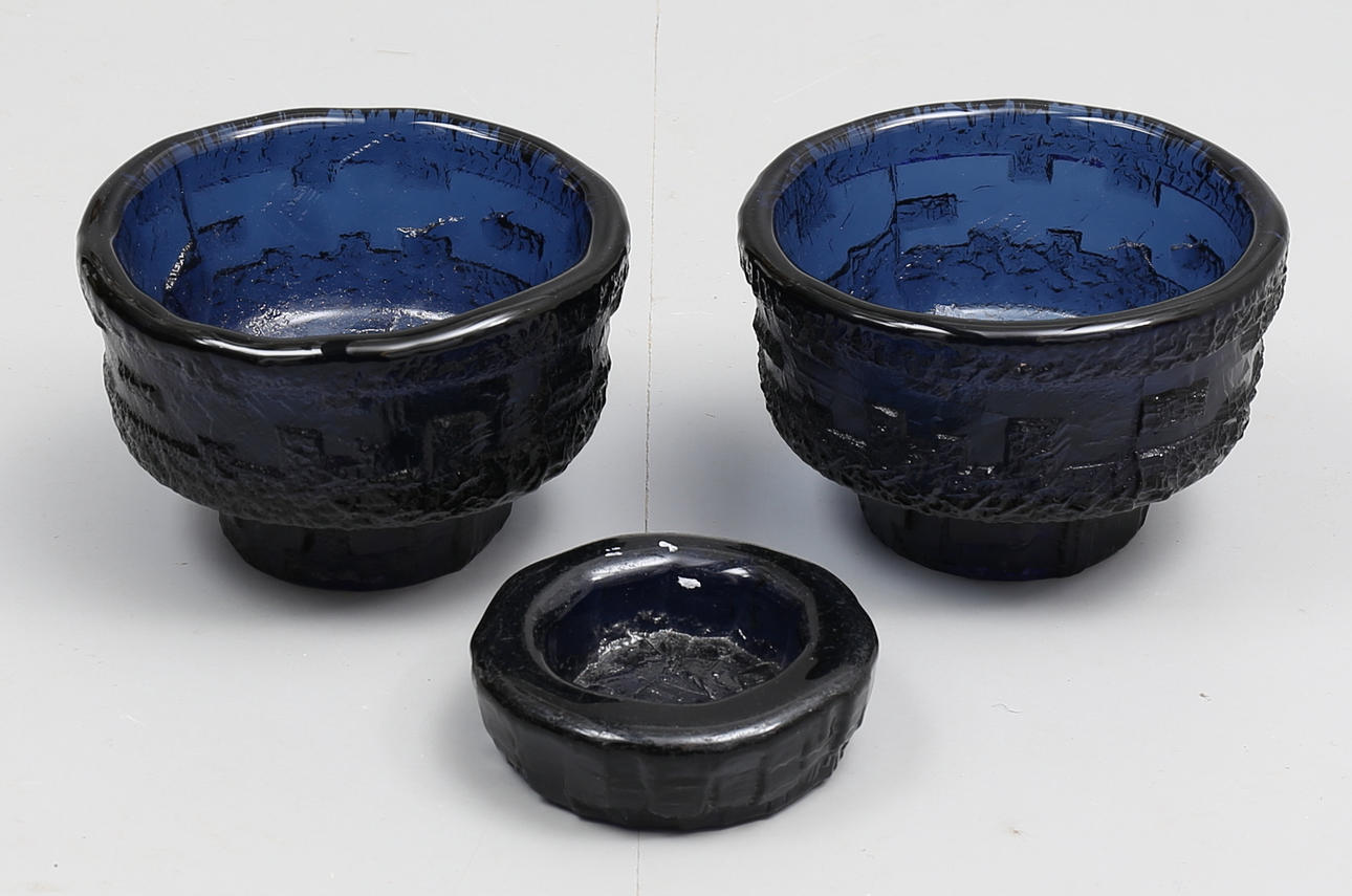 SKÅLAR samt FAT, Ruda glasbruk.