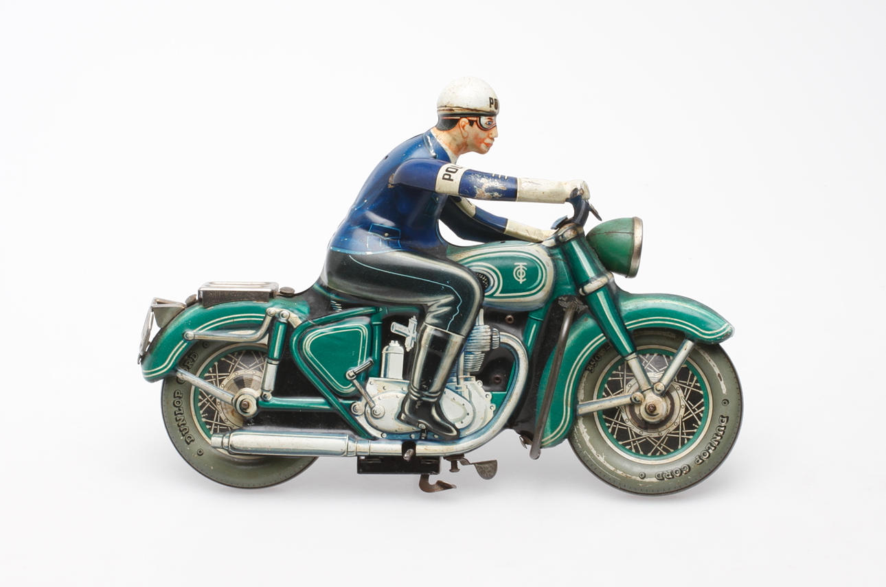 LEKSAK, motorcykel, plåt, Tipp & Co, Tyskland, 1954-1964.