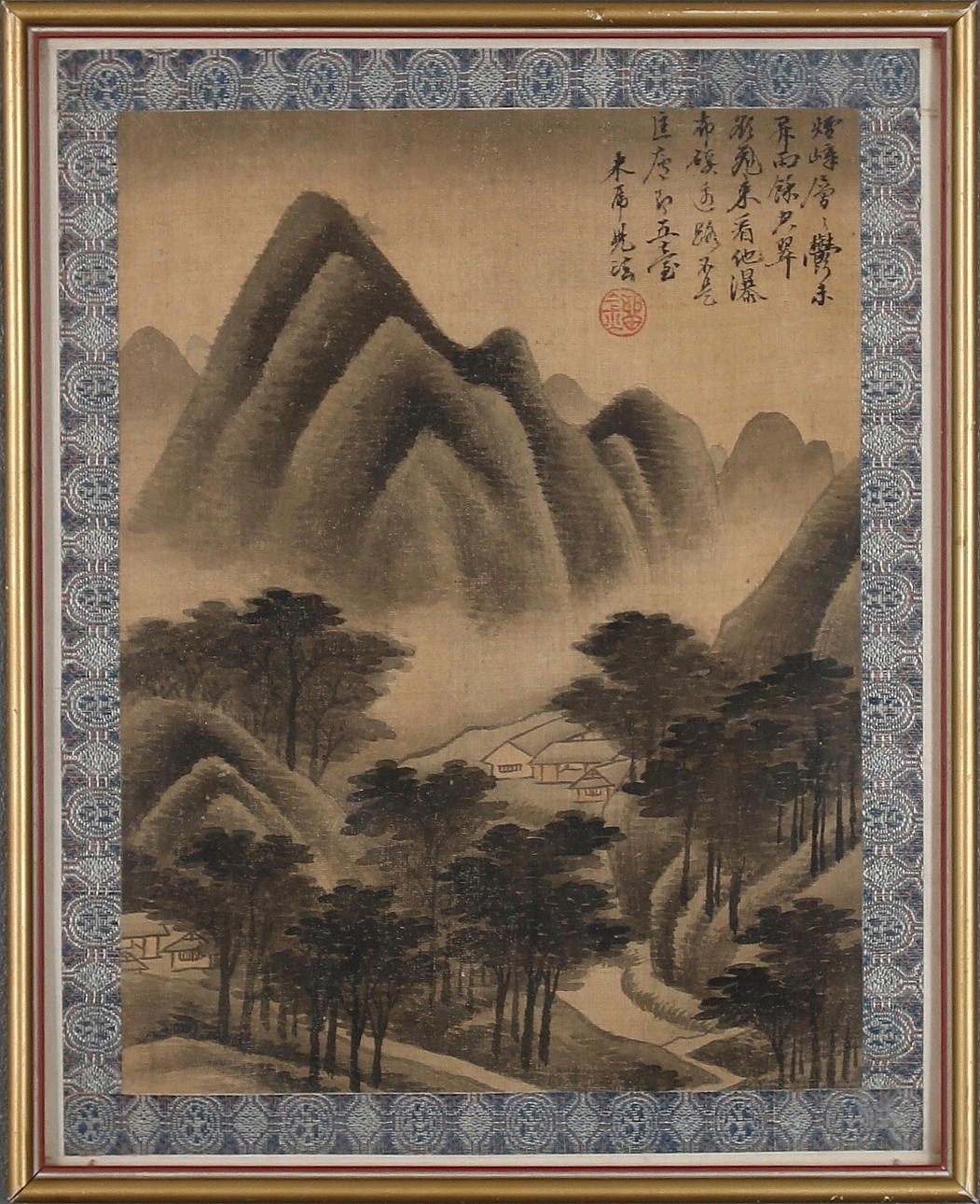 SIDENMÅLNING, Kina, 1800-tal.