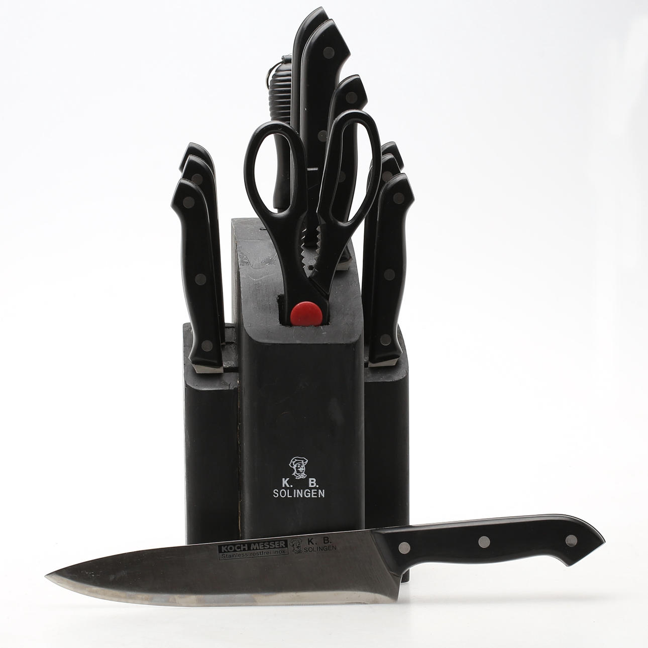 KNIFE SET, 12 pieces, KB Solingen, Germany.