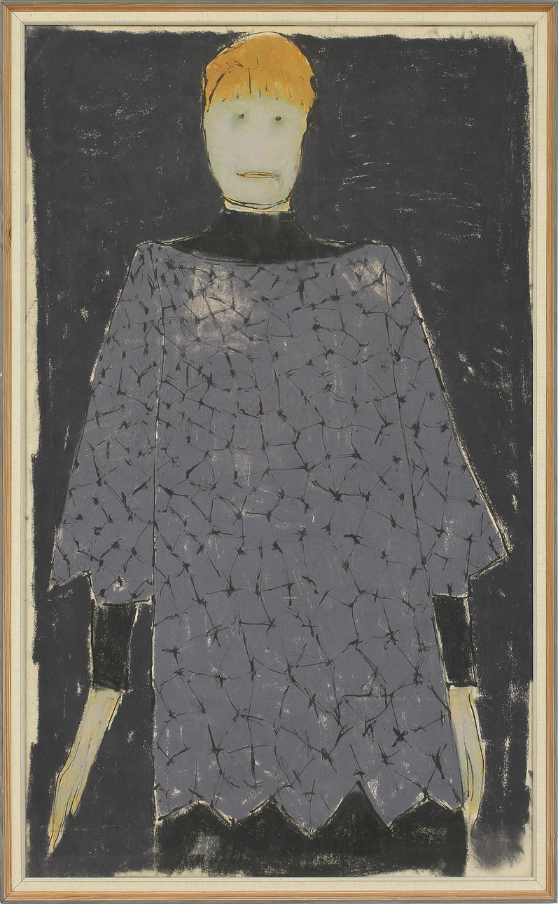 JIM HUGUES, blandteknik, sign o dat 69.