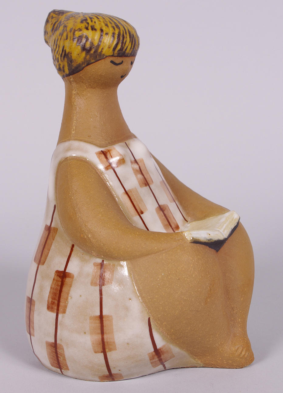 LISA LARSON. keramikfigur, "Amalia", Gustavsberg.