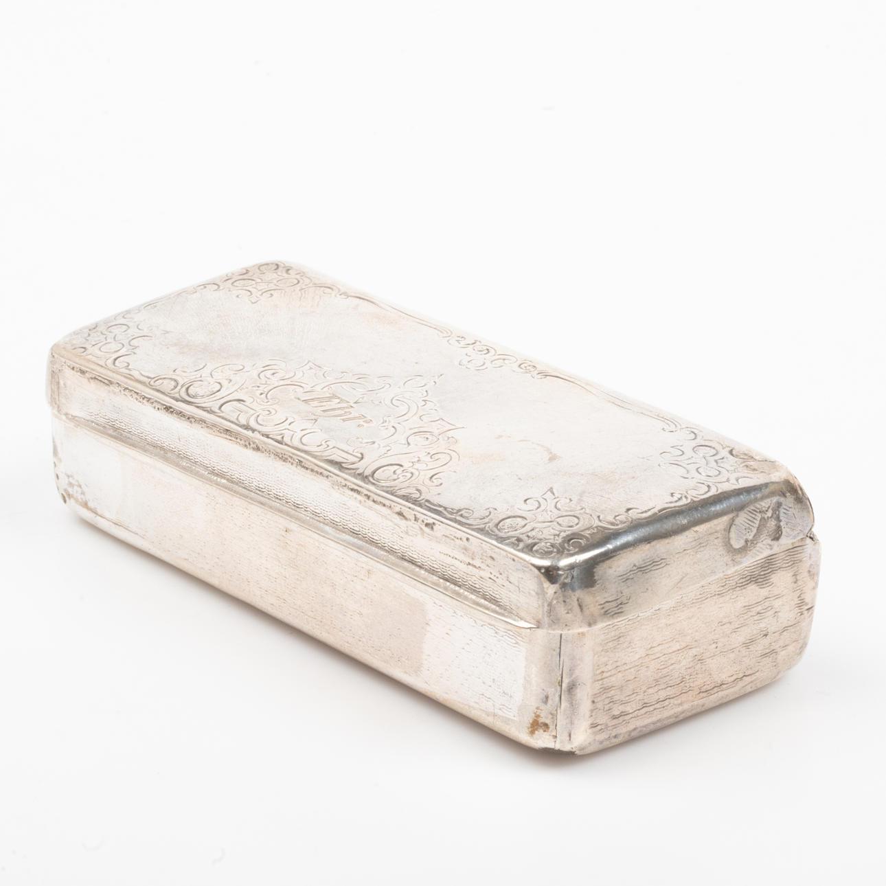 SNUSDOSA, silver 1800-tal.