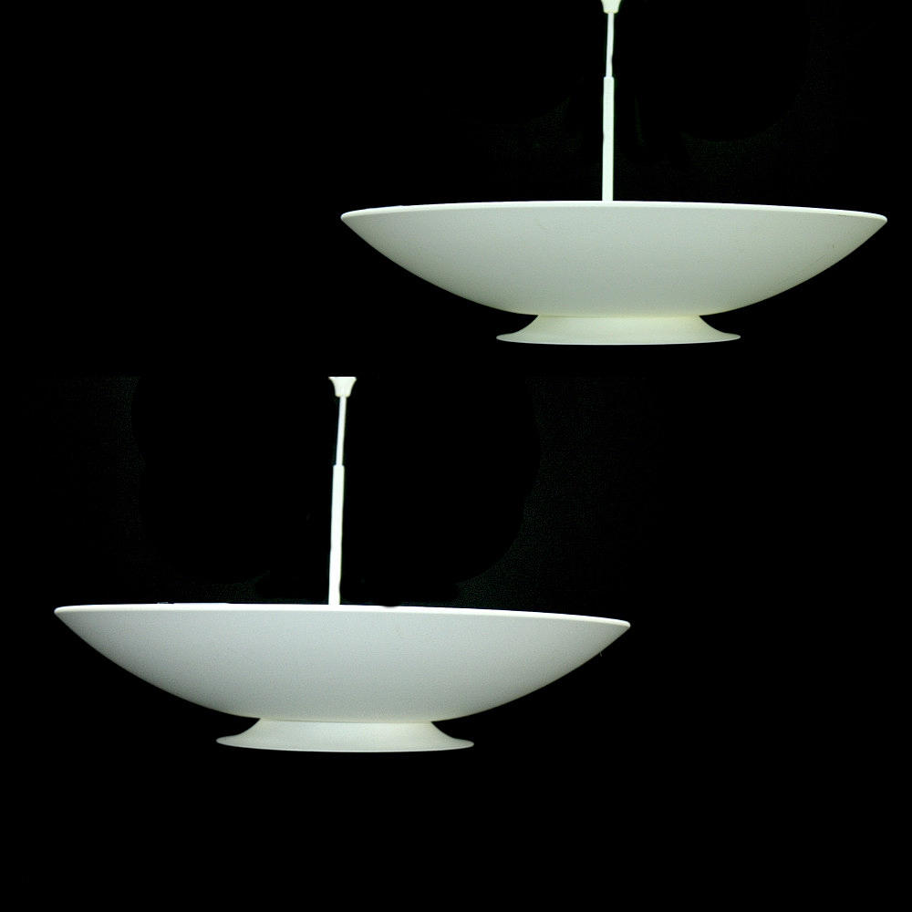 CEILING PANELS, a pair, Thorn, Landskrona Sweden, 1900s.