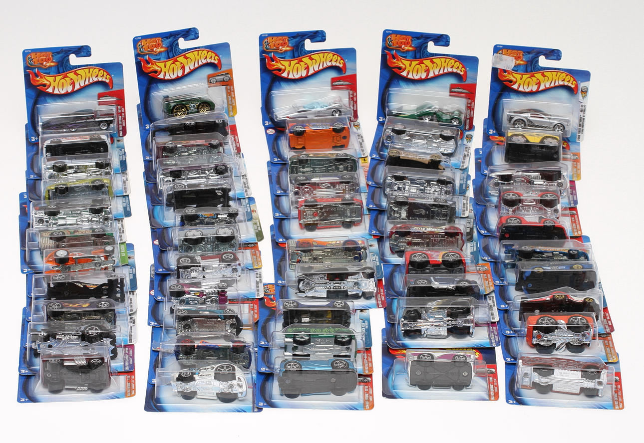 LEKSAKSBILAR 53 stycken, HOT WHEELS.
