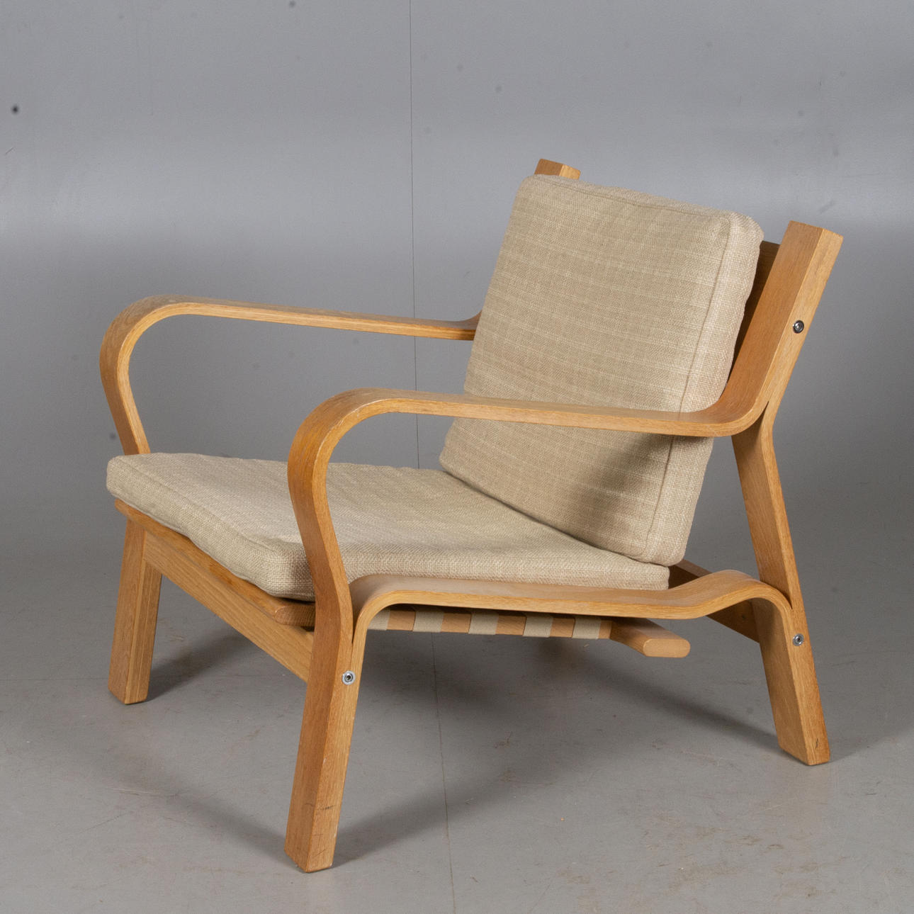 HANS J WEGNER. Sillón, "GE-671", Getama, Dinamarca.