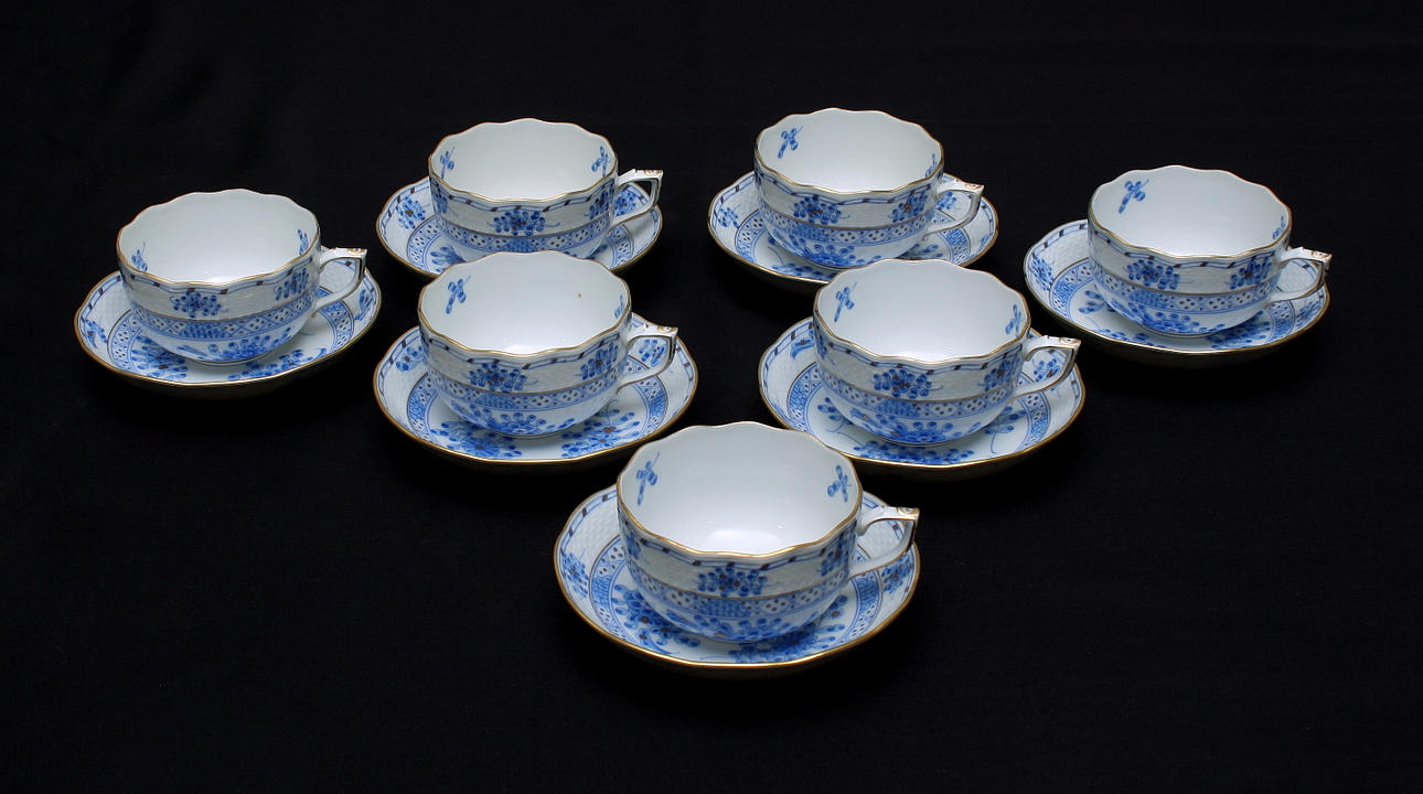 KAFFE-/TESERVIS, 14 delar, Herend Ungern.