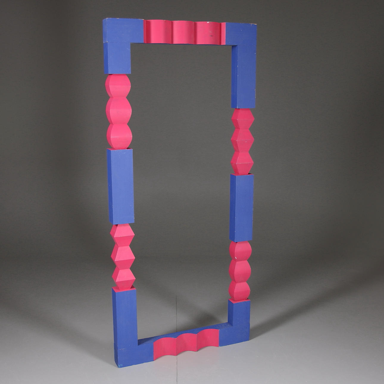 SPEGELRAM, trä, Eriksmålaglas, design, Erik Höglund, 1950/60-tal.